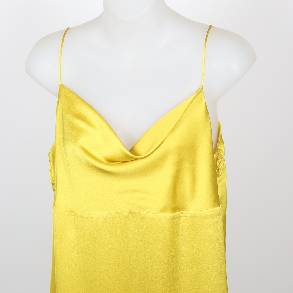 Gold Spaghetti Strap Dress